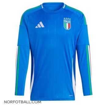 Billige Fotballdrakt Italia Replika Hjemmedrakt EM 2024 Langermet